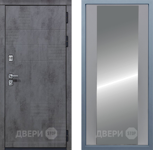 Входная металлическая Дверь Дива МД-35 Д-15 Зеркало Силк Маус в Пущино