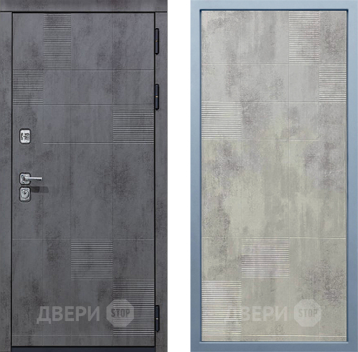 Входная металлическая Дверь Дива МД-35 Д-4 Бетон темный в Пущино