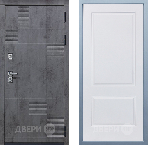 Входная металлическая Дверь Дива МД-35 Д-7 Белый в Пущино