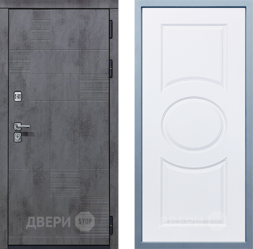 Входная металлическая Дверь Дива МД-35 Д-8 Белый в Пущино