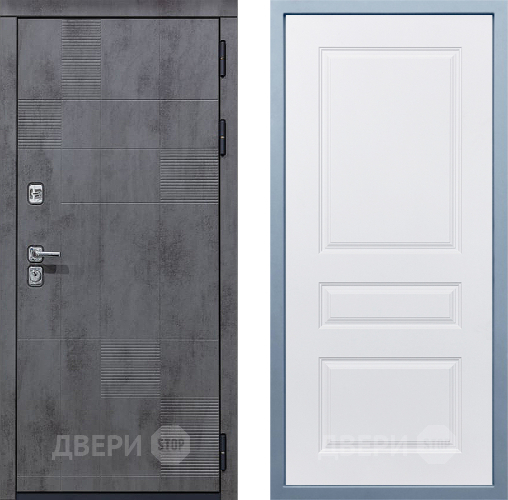 Входная металлическая Дверь Дива МД-35 Д-13 Белый в Пущино