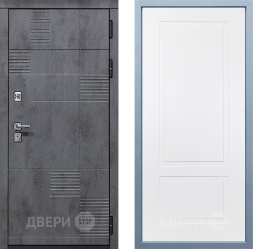 Входная металлическая Дверь Дива МД-35 Н-7 Белый в Пущино