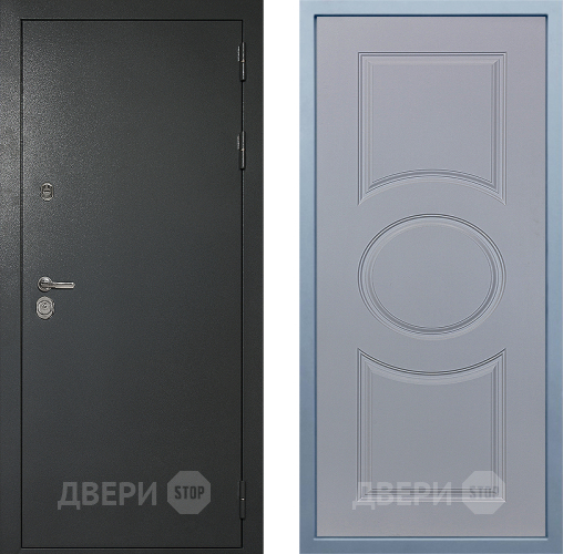 Входная металлическая Дверь Дива МД-40 Титан Д-8 Силк Маус в Пущино