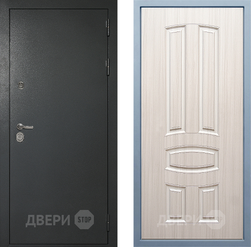 Входная металлическая Дверь Дива МД-40 Титан М-3 Сандал белый в Пущино