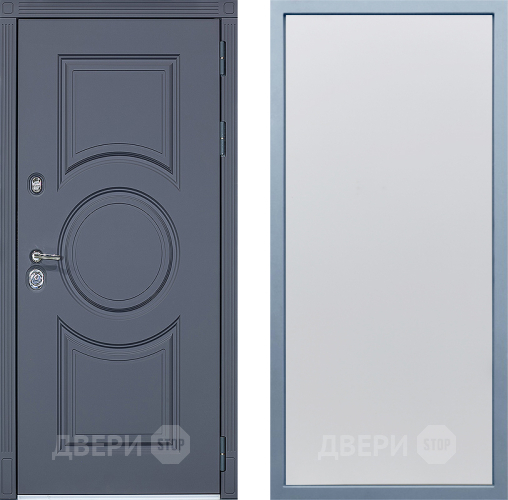 Входная металлическая Дверь Дива МХ-30 STR Н-1 Белый в Пущино