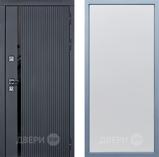 Входная металлическая Дверь Дива МХ-46 STR Н-1 Белый в Пущино