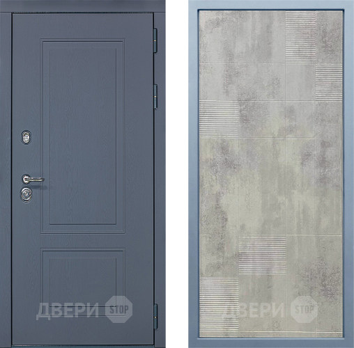 Входная металлическая Дверь Дива МХ-38 STR Д-4 Бетон темный в Пущино