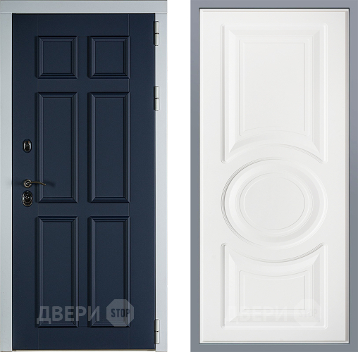 Дверь Заводские двери Стокгольм Неаполь Лофт белый в Пущино