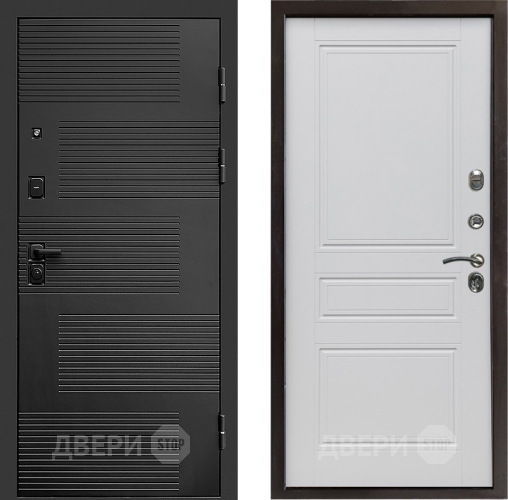 Входная металлическая Дверь Престиж Favorit Классика Белый матовый в Пущино