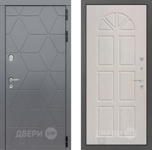 Входная металлическая Дверь Лабиринт (LABIRINT) Cosmo 15 VINORIT Алмон 25 в Пущино