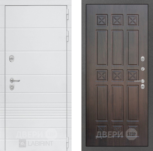 Входная металлическая Дверь Лабиринт (LABIRINT) Трендо 16 VINORIT Алмон 28 в Пущино