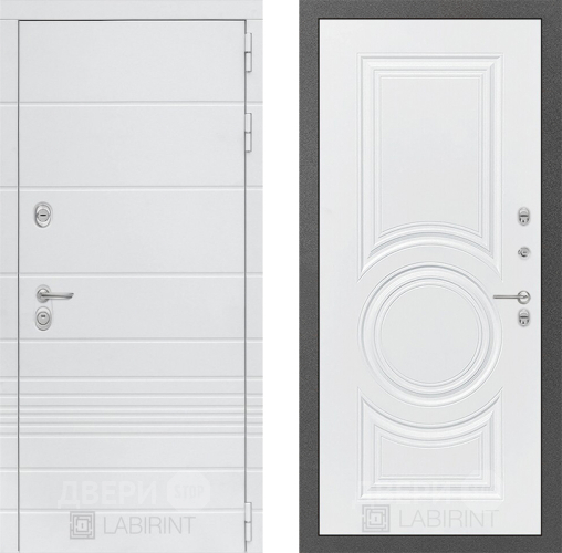 Дверь Лабиринт (LABIRINT) Трендо 23 Белый софт в Пущино