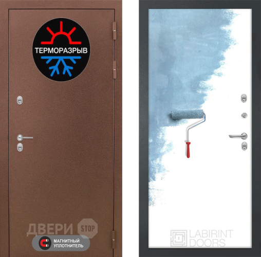 Дверь Лабиринт (LABIRINT) Термо Магнит 28 Под покраску в Пущино