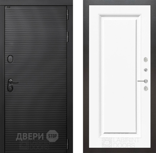 Дверь Лабиринт (LABIRINT) Вулкано 27 Белый (RAL-9003) в Пущино