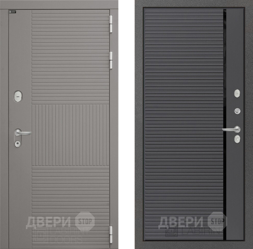 Входная металлическая Дверь Лабиринт (LABIRINT) Формо 22 Графит софт в Пущино