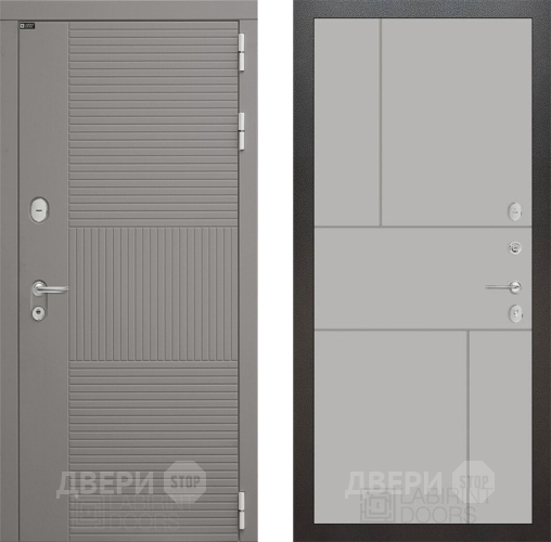 Входная металлическая Дверь Лабиринт (LABIRINT) Формо 21 Грей софт в Пущино