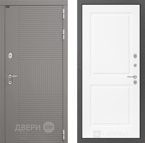 Дверь Лабиринт (LABIRINT) Формо 11 Белый софт в Пущино