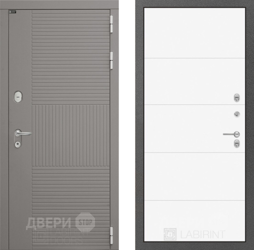 Дверь Лабиринт (LABIRINT) Формо 13 Белый софт в Пущино