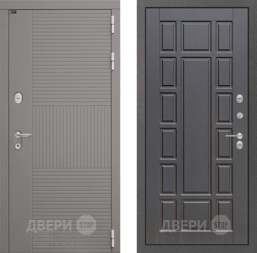Входная металлическая Дверь Лабиринт (LABIRINT) Формо 12 Венге в Пущино