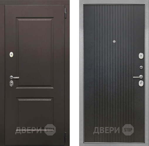 Входная металлическая Дверь Интекрон (INTECRON) Кампо ФЛ-295 Лофт черный в Пущино