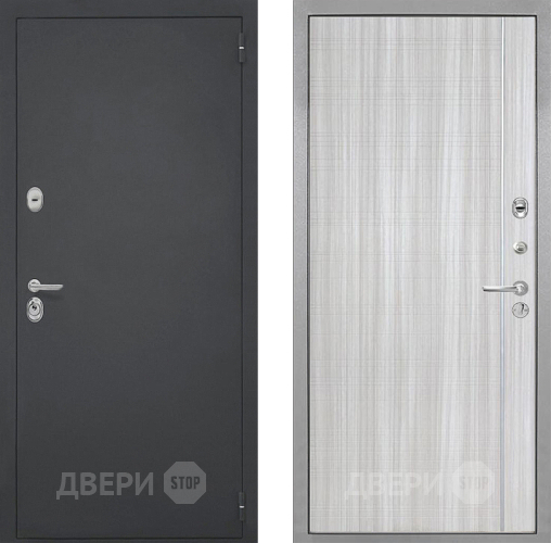Входная металлическая Дверь Интекрон (INTECRON) Гектор В-07 с молдингом Сандал белый в Пущино