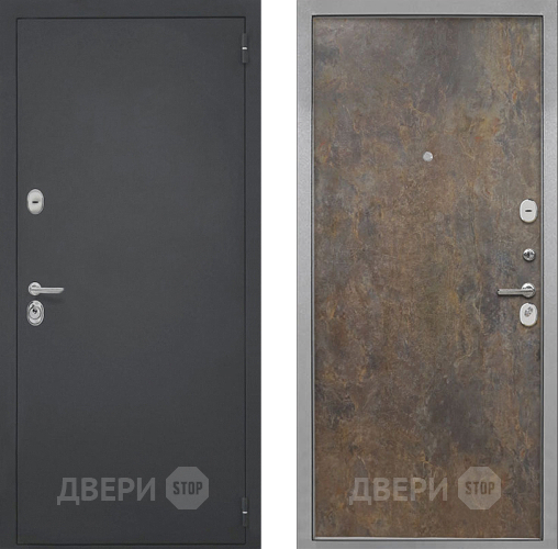 Входная металлическая Дверь Интекрон (INTECRON) Гектор Гладкая Гранж в Пущино