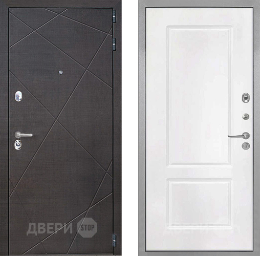Входная металлическая Дверь Интекрон (INTECRON) Сенатор Лучи КВ-2 Белый матовый в Пущино