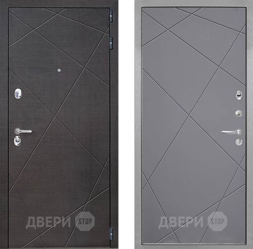 Входная металлическая Дверь Интекрон (INTECRON) Сенатор Лучи Лучи-М Графит софт в Пущино