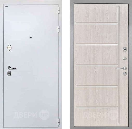 Входная металлическая Дверь Интекрон (INTECRON) Колизей White ФЛ-102 Сосна белая в Пущино