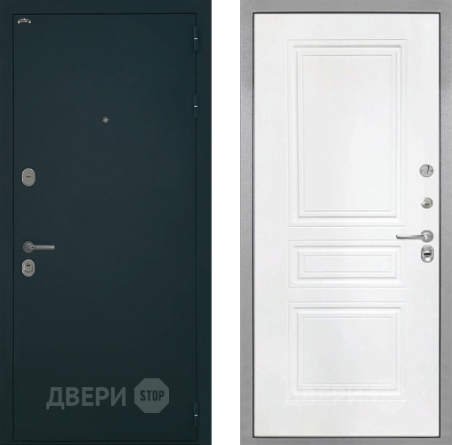Входная металлическая Дверь Интекрон (INTECRON) Греция ФЛ-243 Белый матовый в Пущино