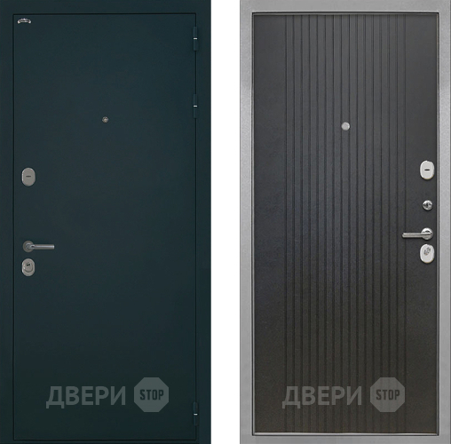 Входная металлическая Дверь Интекрон (INTECRON) Греция ФЛ-295 Лофт черный в Пущино