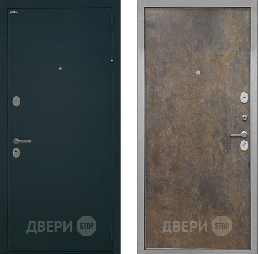 Входная металлическая Дверь Интекрон (INTECRON) Греция Гладкая Гранж в Пущино