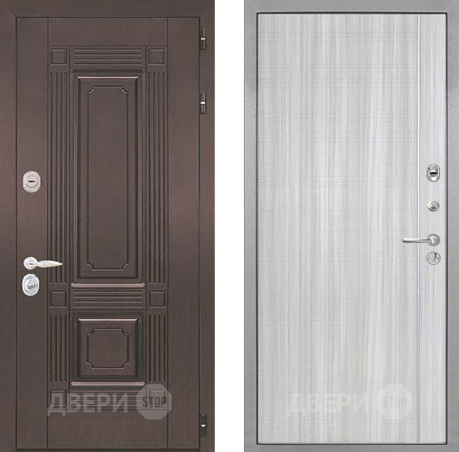 Входная металлическая Дверь Интекрон (INTECRON) Италия В-07 с молдингом Сандал белый в Пущино