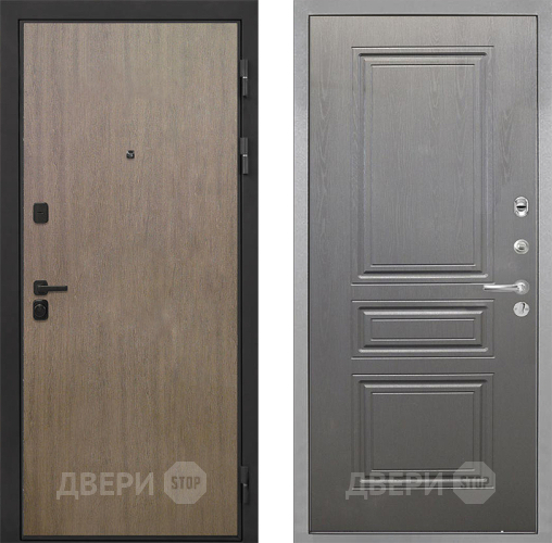 Входная металлическая Дверь Интекрон (INTECRON) Профит Black Венге Коричневый ФЛ-243 Графит вуд дуб в Пущино
