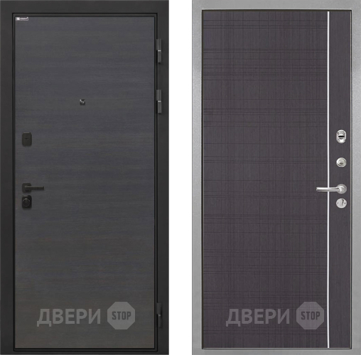 Входная металлическая Дверь Интекрон (INTECRON) Профит Black Эковенге В-07 с молдингом Венге в Пущино
