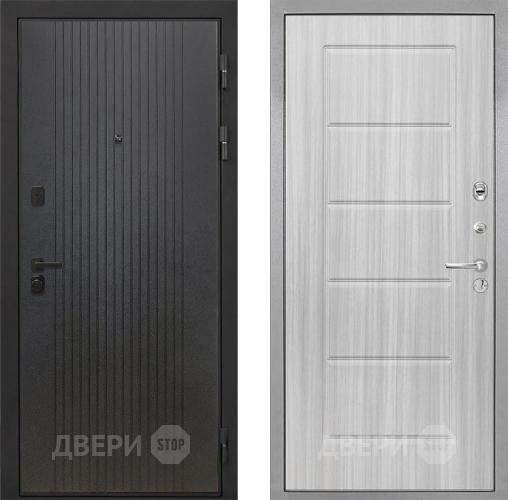 Входная металлическая Дверь Интекрон (INTECRON) Профит Black ФЛ-295 ФЛ-39 Сандал белый в Пущино