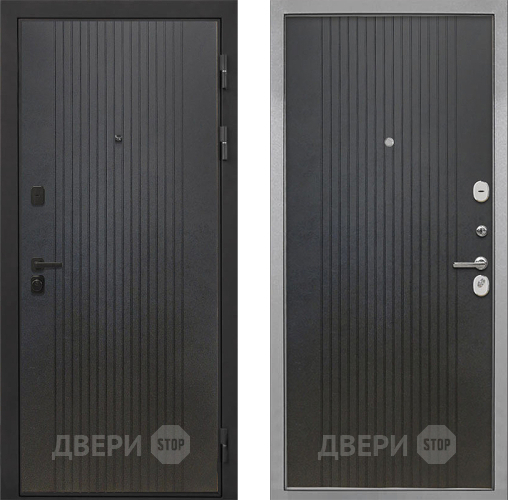Входная металлическая Дверь Интекрон (INTECRON) Профит Black ФЛ-295 ФЛ-295 Лофт черный в Пущино