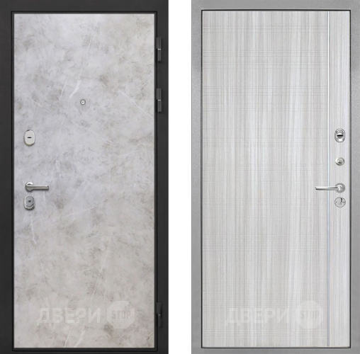 Входная металлическая Дверь Интекрон (INTECRON) Гектор Мрамор Светлый В-07 с молдингом Сандал белый в Пущино