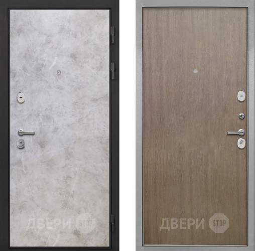 Входная металлическая Дверь Интекрон (INTECRON) Гектор Мрамор Светлый Гладкая шпон Венге коричневый в Пущино
