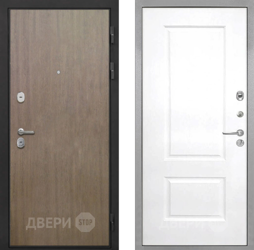 Входная металлическая Дверь Интекрон (INTECRON) Гектор Венге Коричневый Альба Роял Вуд белый в Пущино