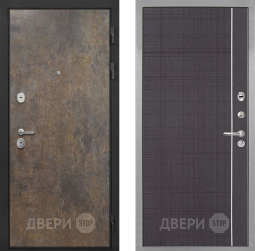 Входная металлическая Дверь Интекрон (INTECRON) Гектор Гранж В-07 с молдингом Венге в Пущино