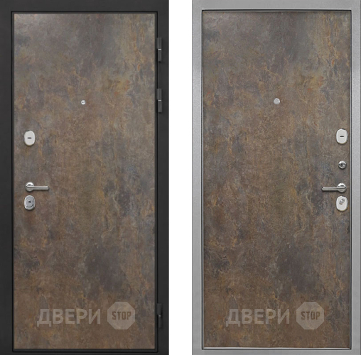 Входная металлическая Дверь Интекрон (INTECRON) Гектор Гранж Гладкая Гранж в Пущино