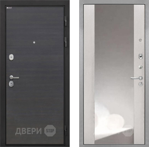 Входная металлическая Дверь Интекрон (INTECRON) Гектор Эковенге ФЛЗ-516 Зеркало Сосна белая в Пущино