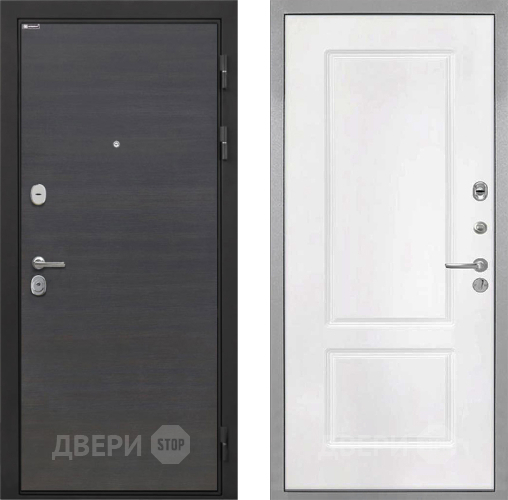 Входная металлическая Дверь Интекрон (INTECRON) Гектор Эковенге КВ-2 Белый матовый в Пущино