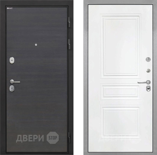 Входная металлическая Дверь Интекрон (INTECRON) Гектор Эковенге ФЛ-243 Белый матовый в Пущино