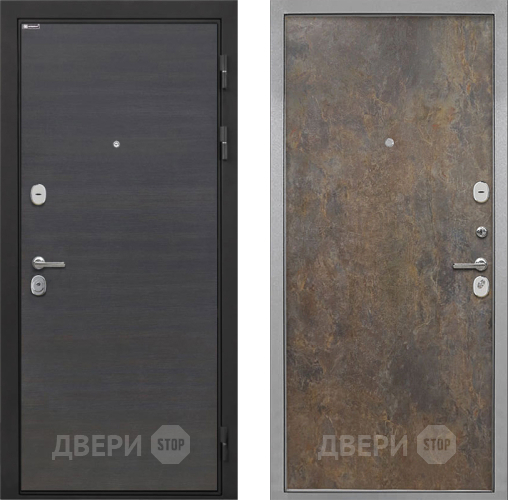 Входная металлическая Дверь Интекрон (INTECRON) Гектор Эковенге Гладкая Гранж в Пущино