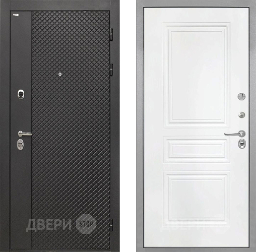 Дверь Интекрон (INTECRON) Олимпия Black 4К ФЛ-243 Белый матовый в Пущино