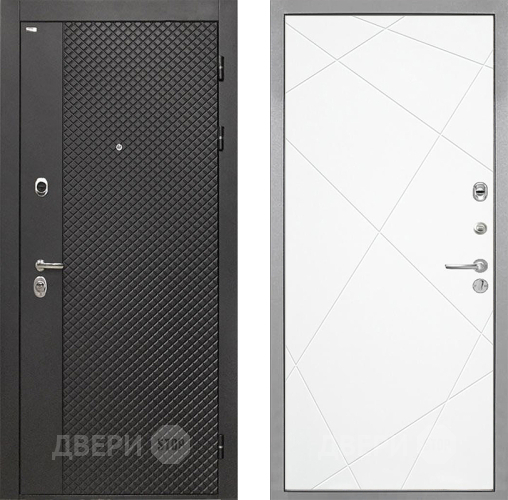 Входная металлическая Дверь Интекрон (INTECRON) Олимпия Black 4К Лучи-М Софт милк в Пущино