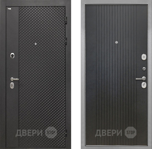 Входная металлическая Дверь Интекрон (INTECRON) Олимпия Black 4К ФЛ-295 Лофт черный в Пущино