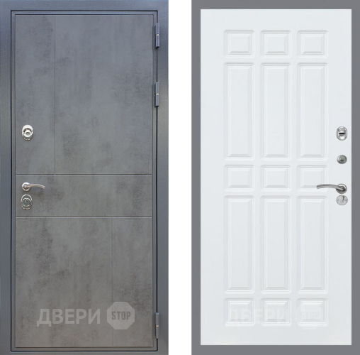 Входная металлическая Дверь Рекс (REX) ФЛ-290 FL-33 Силк Сноу в Пущино